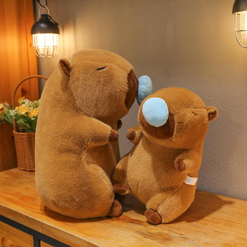 Jumbo Capybara Plush Toy Backpack and Pillow - Perfect Gift for Kids