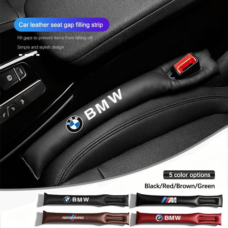 2Pcs Car Seat Gap Filler Strip Soft Pads Leather For BMW E46 E90 E60 F30 F10 E39 E36 F20 G20 G30 E92 E87 E91 X5 E70 F11 E30 F31 VM4