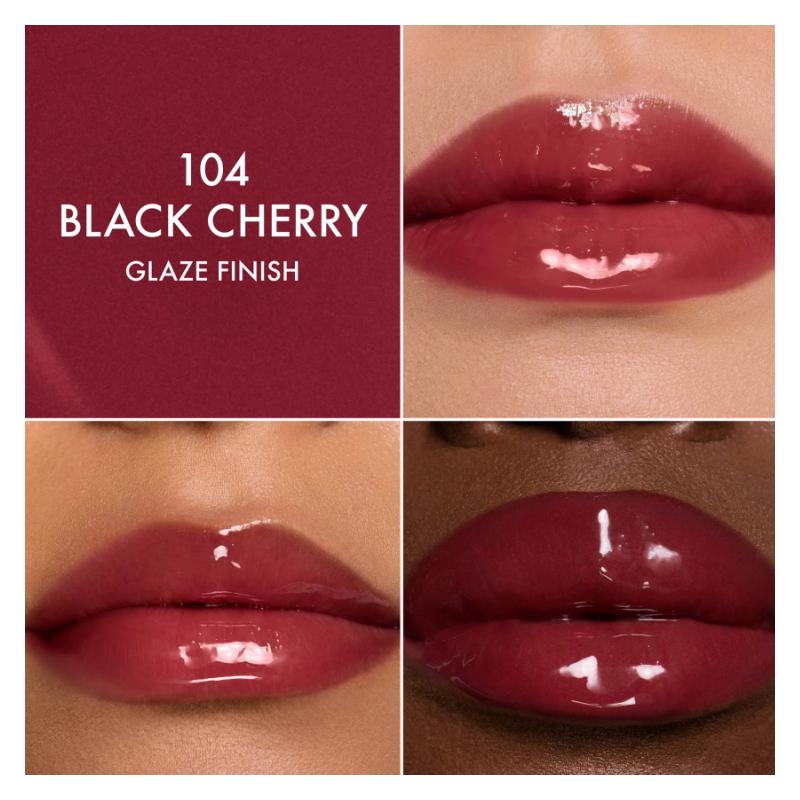 DIOR 's 26th spring limited edition lip gloss, hydrating, clear and pure plump lips, cosmetics #104 BLACK CHERRY No gift box, no gift bag