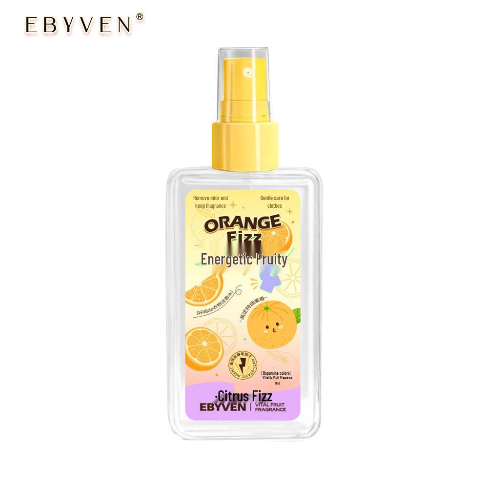 EBYVEN Yi Bai Fen Vitality Fruity Aroma Spray: Long-lasting Fragrance Deodorant & Odor Remover for Fabrics