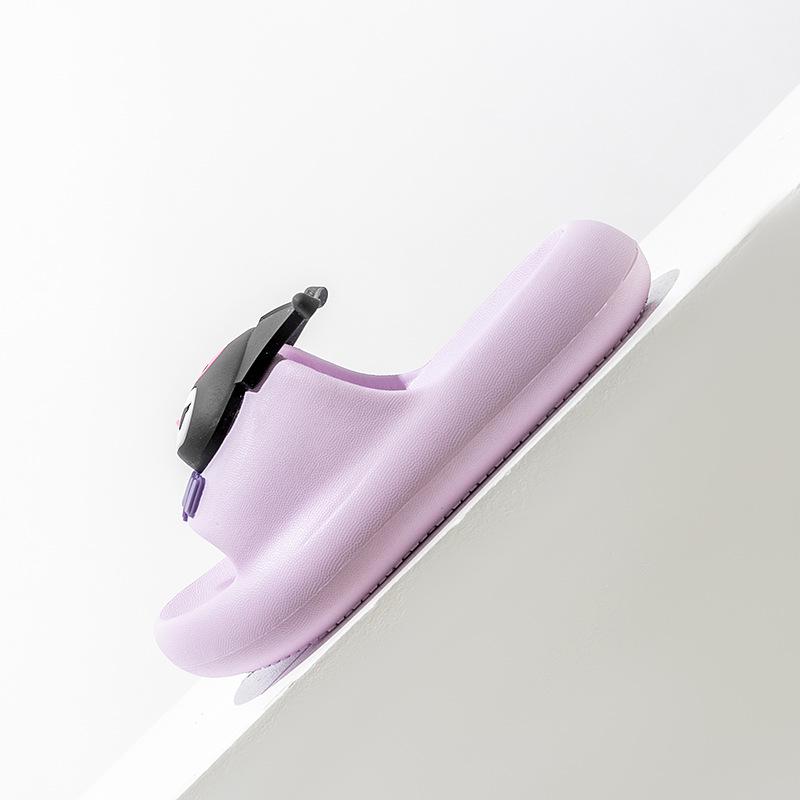 Sanrio 3D Çizgi Film Hızlı Kuruyan Kaymaz Çocuk İç Mekan Duş Terliği, Kokusuz ve Sessiz