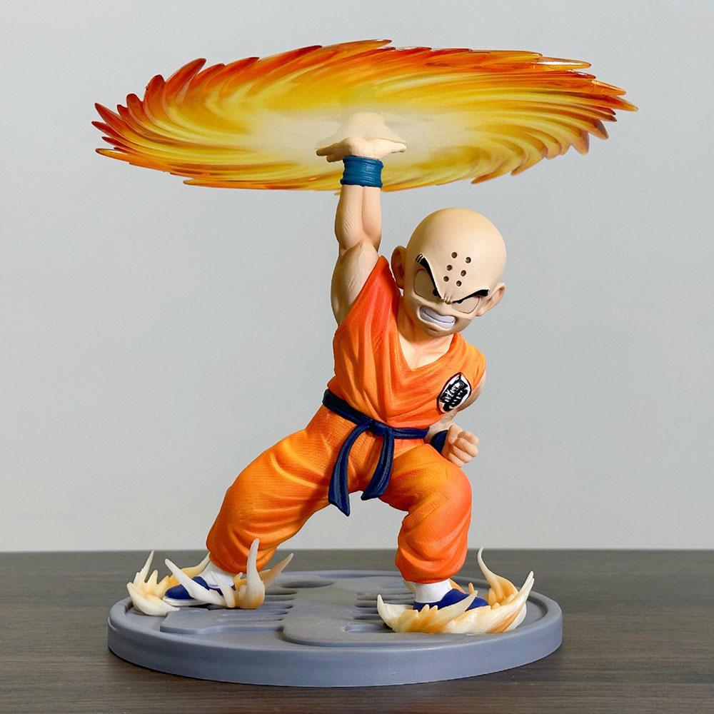 18cm Anime Krillin Classic Dragon Ball Kienzan Kuririn Namek Action Figure PVC Collection Toys for Children Gifts Hobby Doll