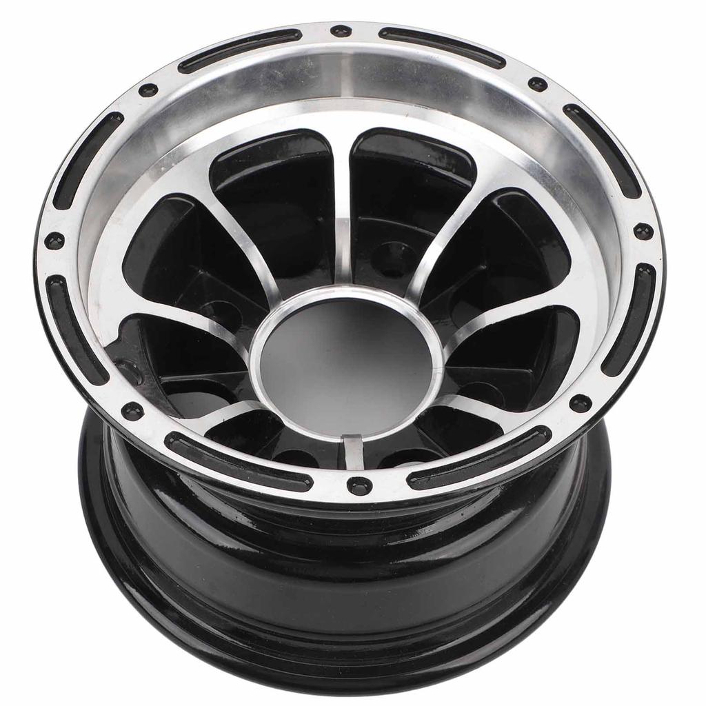 8in ATV Wheel High Strength Sporty Look Aluminum Alloy Wheel Rim for Quad Bike Go Kart Golf Cart Front Width: Approx.