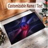 Personalized Crystal Velvet Carpet Rangers FC Pattern Non Slip Floor Rug