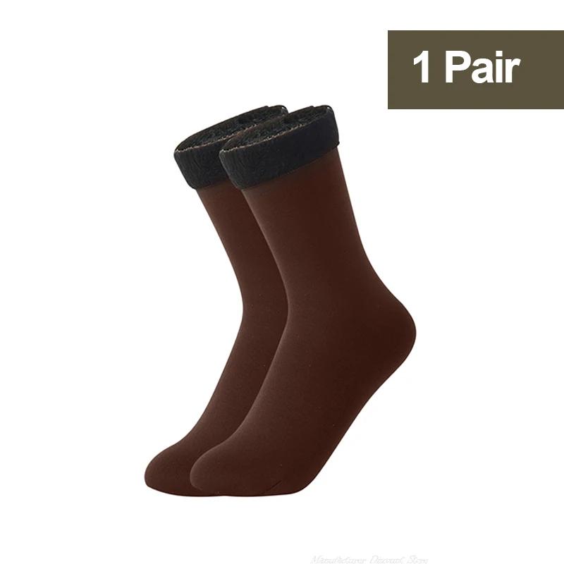 1/5 Paires Hiver Chaud Épaissir Polaire Chaussettes Courtes Femmes Thermiques Laine Cachemire Chaussettes Neige Velours Bottes Maison Sol Calcetines Mujer