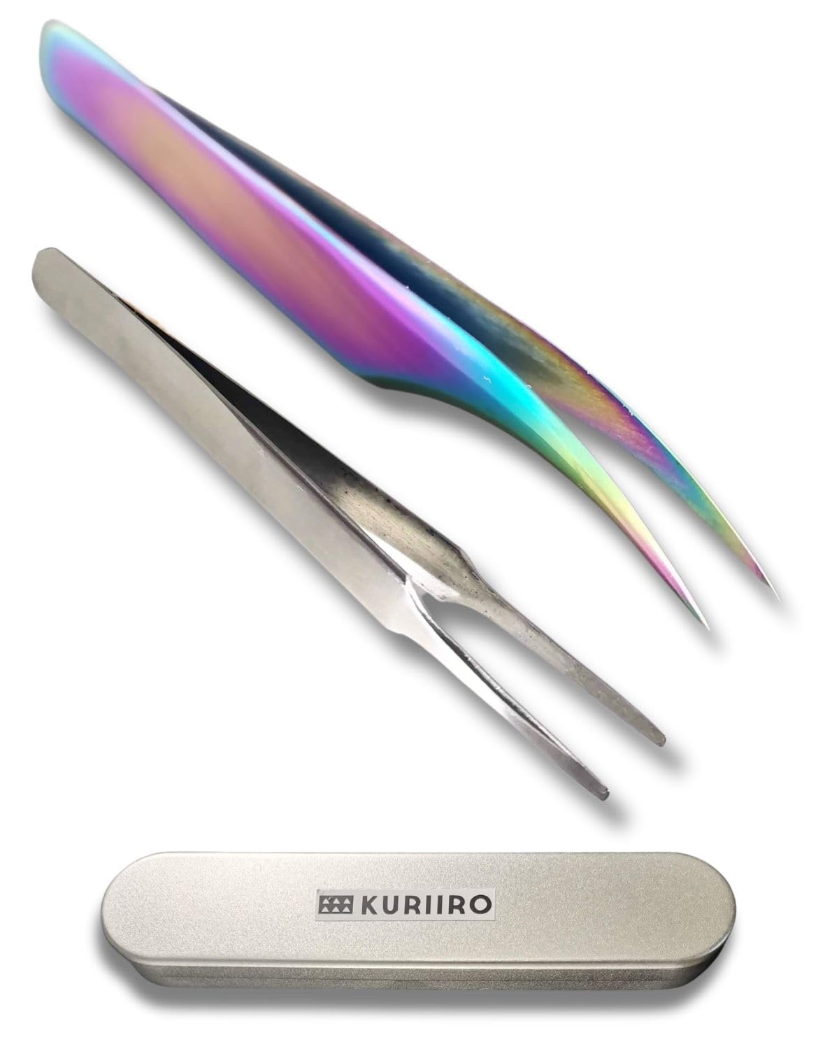 

Precision Curved and Round Set of with Stainless for Plastic krs9 [kuriiro] Tweezers, Tip, 2, Case, Steel, Models,
