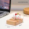 Cute Lucky Cat Phone Stand - Desktop Ornament & Mini Kitten Birthday Gift