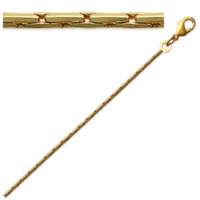 [C7315] - Gold Plated 'Paloma' Chain - 45 Cm 1. 6 Mm