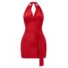 Missy Empire Womens/Ladies Bum Ruched Cowl Neck Mini Dress