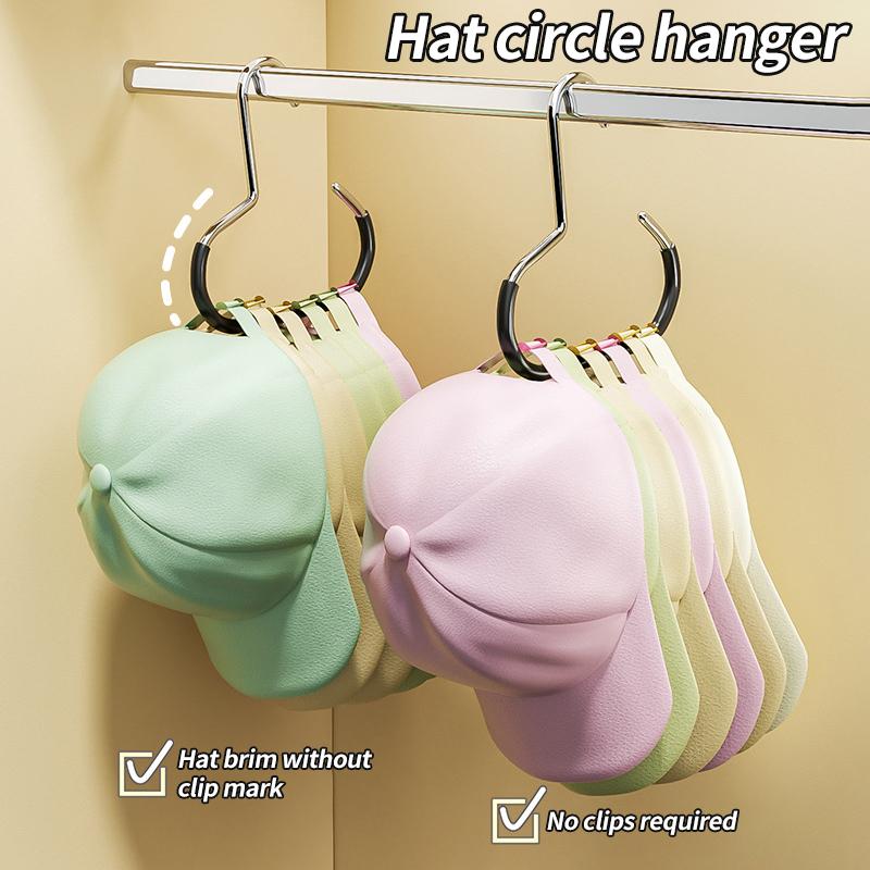 1/2/3/5 PCS Hat Storage Hook Dormitory Wardrobe Inner Hanging Duck Tongue Baseball Cap Strap Hanger Bag Hook Hanging Cap