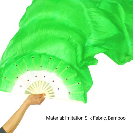 Ventagli da ballo durevoli 5 colori Right Hands Willowy Rivet Veli da ballo fissi per ballare