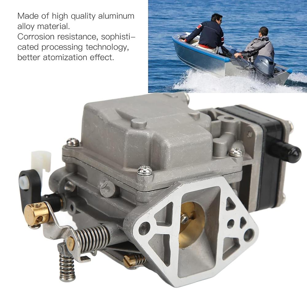 6B4-14301 Carburetor for Yamaha 2-Stroke 9.9HP 15HP Outboards 15HP, 6B4-14301, 6B4-14301-00