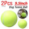 1/2Pcs 9.5 Inch Dog Tennis Ball Large Inflatable Tennis Balls Dog Chewing Interactive Toy Outdoor Cricket Pet Training Supplies