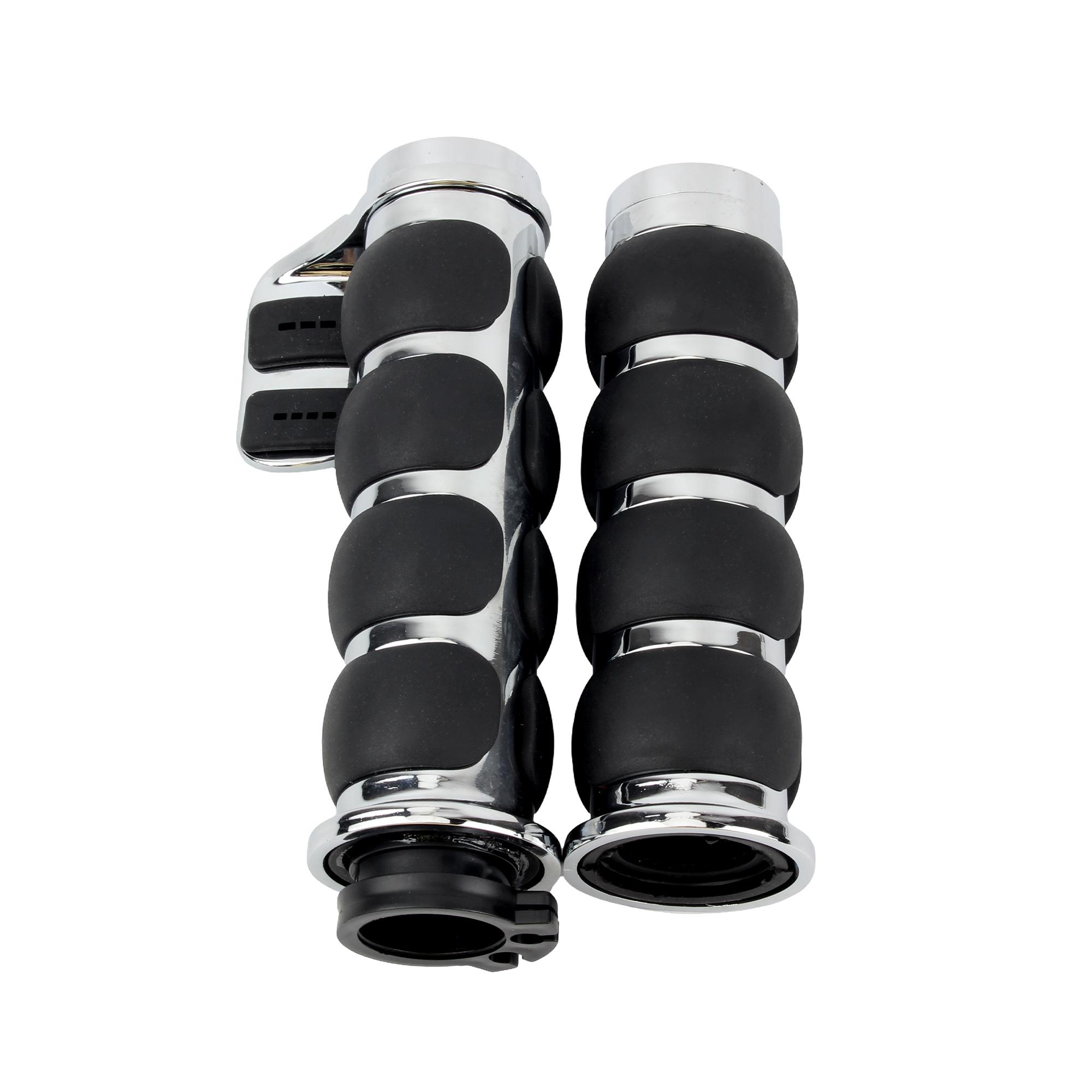 Motorcycle Motorbike Hand Grips Non-slip 1  25mm Handgrips Handlebar Grips Rubber For Harley Kawasiki Suzuki Cruisers