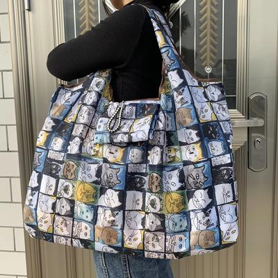 Large Size Thick Oxford Cloth Bag Large Tote Bag ECO Reusable Portable Shoulder Bag Lady Handbag Folding Bag Shopping Bag