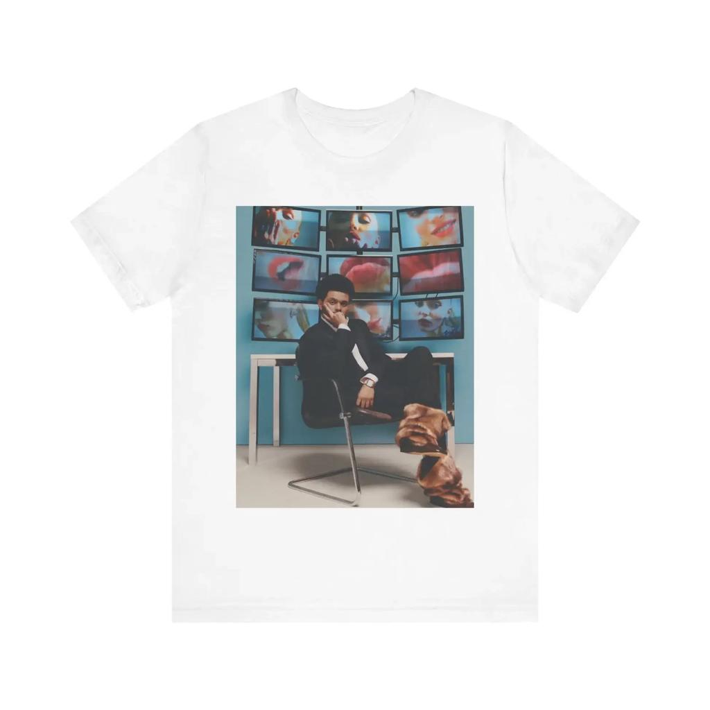 2026 Motorcycle The Weeknd Tshirts for Men New in Tops and Tshirts Vintage Clothing Womens Oversize Tshirt Mens Cotton Y2k