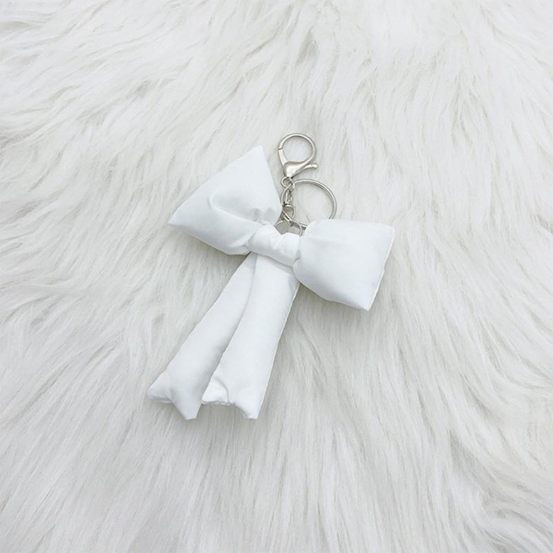 Cute Bowknot Keychain Bag Pendant Adorable Bowknot Keychain Bag Hanger for Collectors and Keychain Enthusiasts