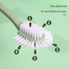 Five-Sided Soft Bristle Shoe Brush - Gentle on Shoes & Clothes, Multipurpose Cleaning, Durable Design, Free Shipping Included