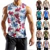Herren Athleisure Unabhängigkeitstag Bedruckte Ärmellose Weste