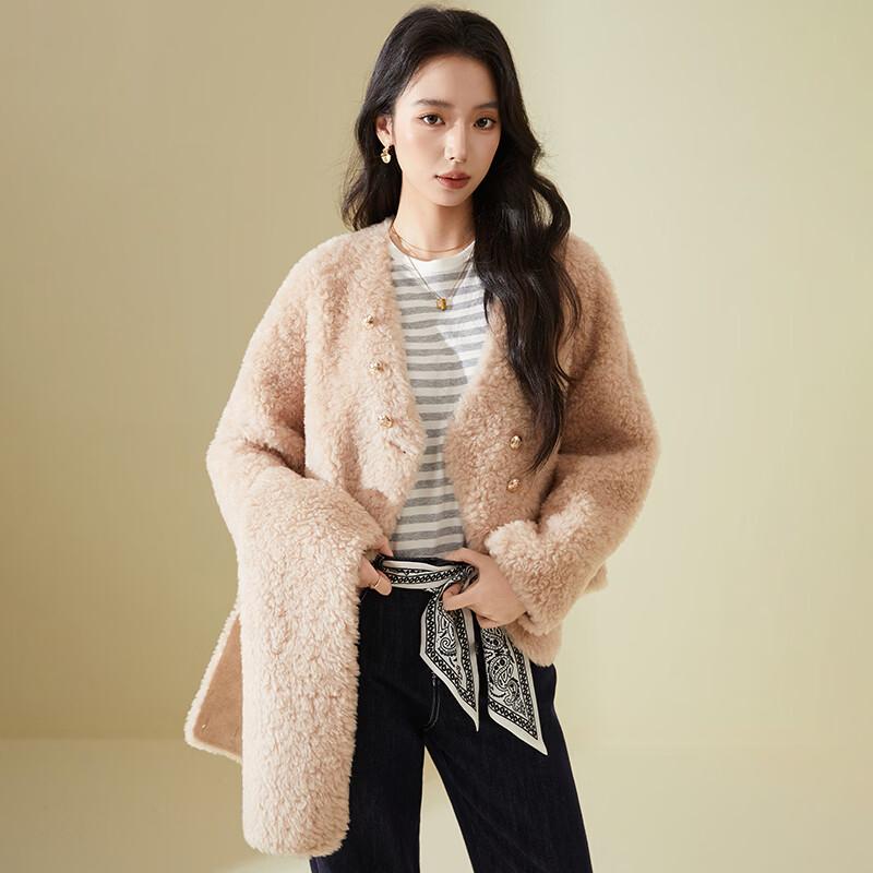 KAISER Women's Pure Wool Shearling Coat