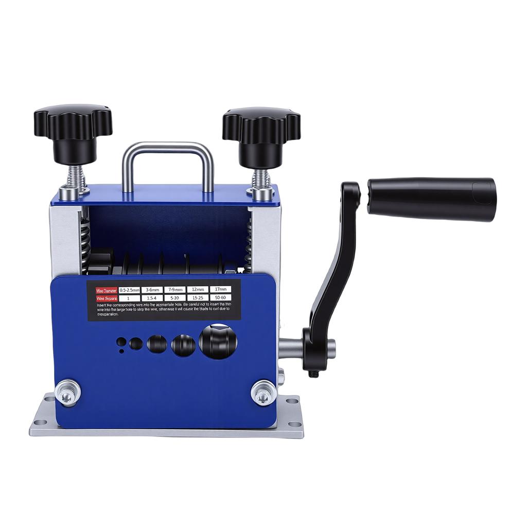 Wire Stripping Machine Hand Crank Or Drill Powered Electrical Wire Stripper for 3.5mm 7mm 9mm 12mm 17mm Cables