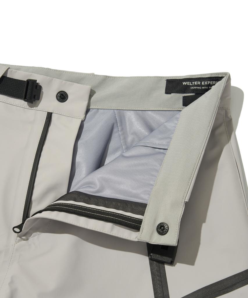 Welteoigseupelimeonteu Wsp001_3Layer Seamsealing Half Pants_Gray White