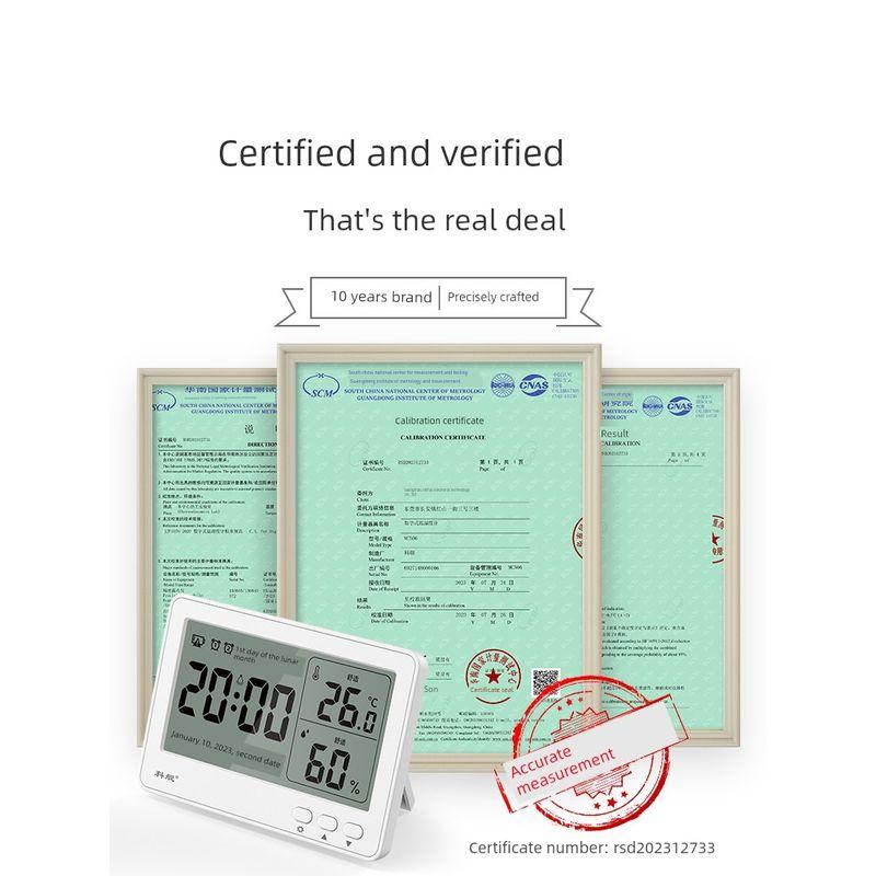 Thermometer for Home Use, Indoor Electronic High-Precision Temperature and Humidity Meter, Accurate Temperature and Humidity Display for Baby Room