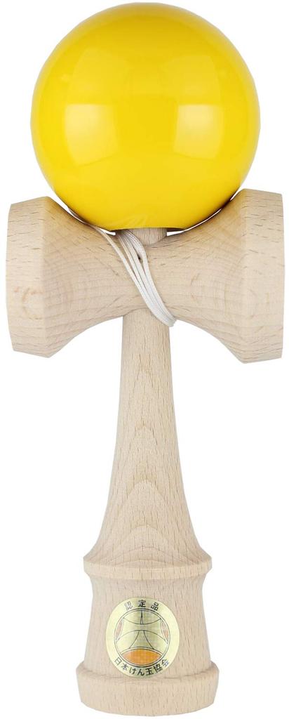 Yamagata Kobo Competition Kendama Kendama Association Solid Color Yellow "Ozora" (Japan Certified)