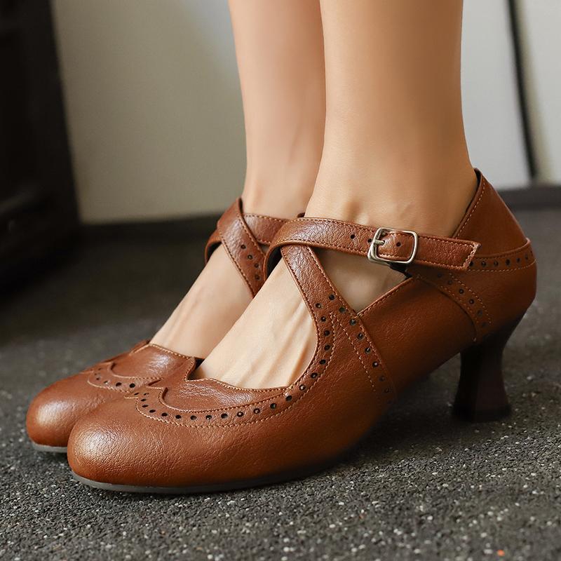 Women's High-heeled Single Shoes Spring and Summer New Large-size Casual Shallow-mouth Low-top Shoes