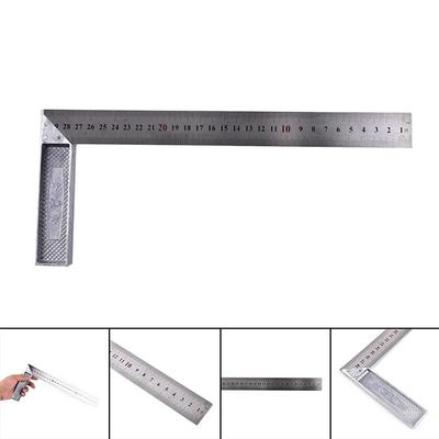 1X oțel inoxidabil 15X30Cm Unghi de 90 de grade Metric Încearcă Mitra Riglă pătrată Scară
