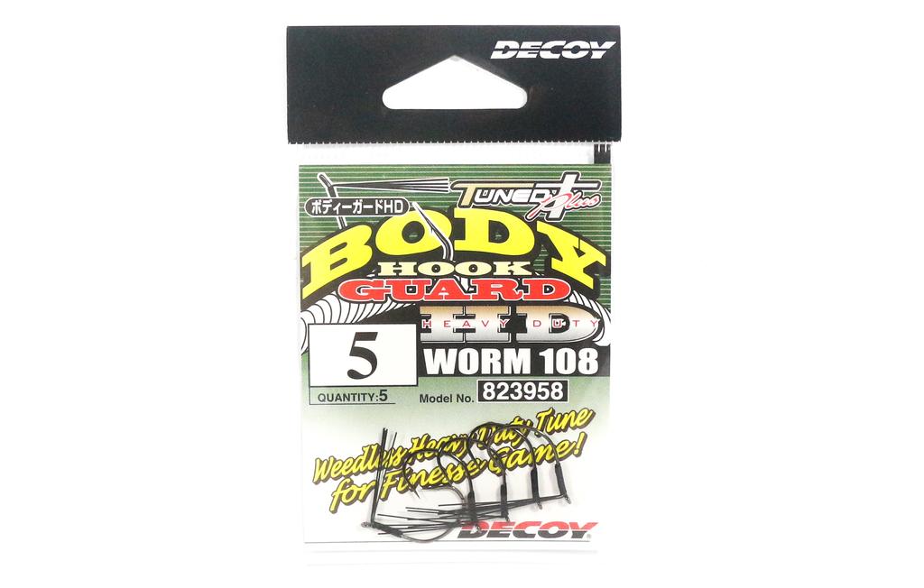 Decoy Worm 108 Body Guard HD Hook for Wacky Rig Size 5 (3958)