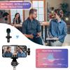 SNZIYAG Kabelloses Ansteckmikrofon für iPhone/iPad, Mini-Mikrofon mit Geräuschunterdrückung, Kompatibel mit YouTube Live-Streaming, Vlogging, Interviews