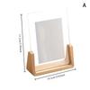 6 Inch Picture Frame Wooden Kpop Idol Po Display Wedding Party Picture Holder Desktop Office Po Decor Card Holder