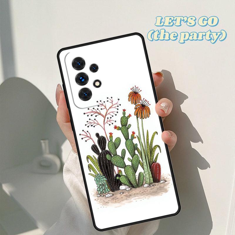 Cactus Plants Succulents phone case For Samsung Galaxy A42 A31 A40 A51 A71 A32 A80 A91 A52 A72 A20e A21S A50 A70 A11 A12 Cover