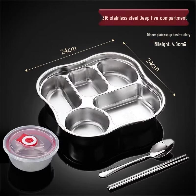 

316 Stainless Steel Divided Plate Set