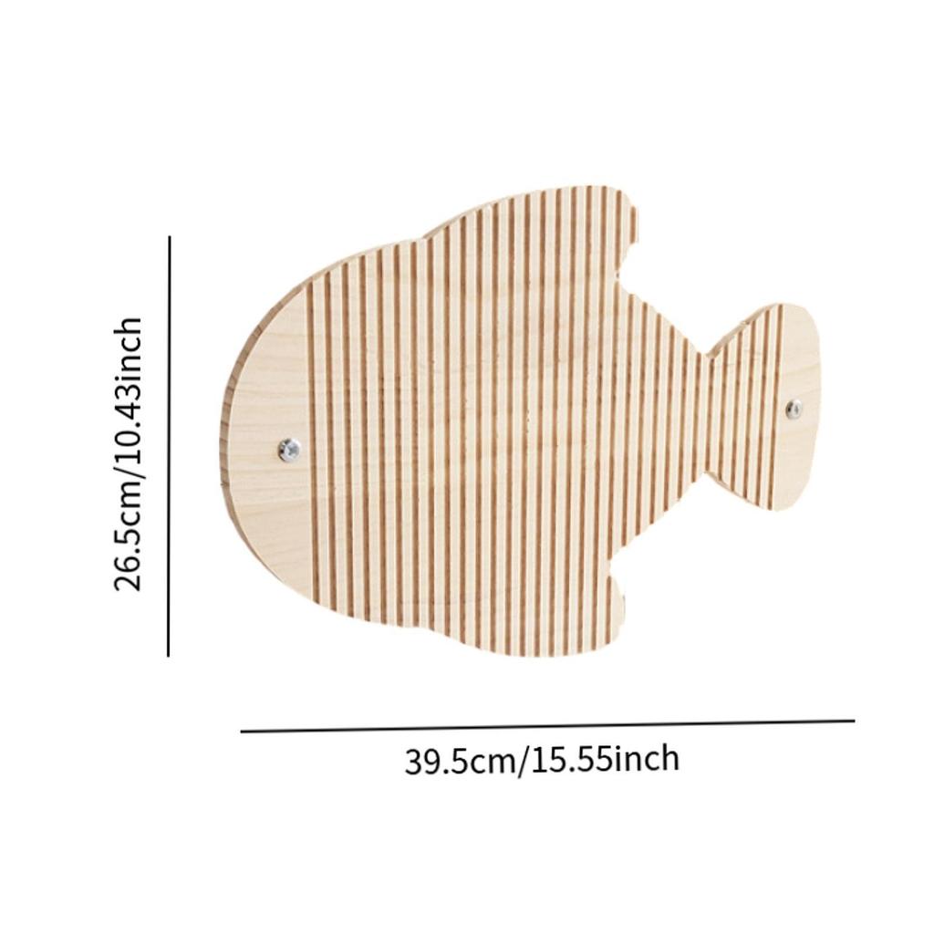 Rabbit Scratching Board Grinding Claw Pad Rabbit Toys Wooden Mat Playing Scratching Pad for Small Animals Supplies Hamster