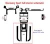 Discovery Sport Interior Carbon Fiber Shift Lever Sticker and Console Decoration Film