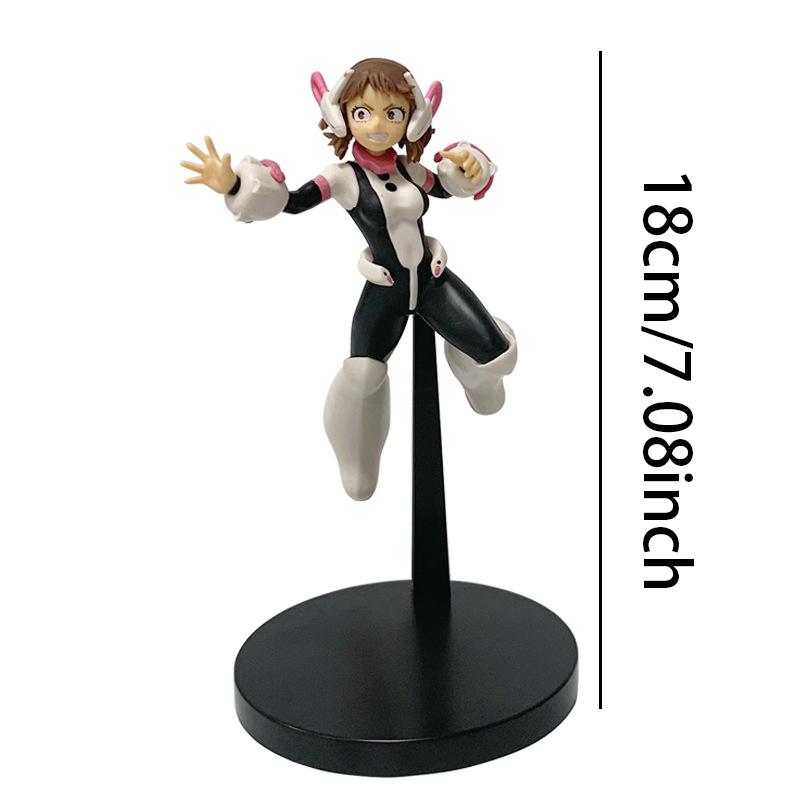 

18cm Boku no Hero Academia Anime Figure Uraraka Ochaco Action Figure Midoriya Izuku/Bakugo Katsuki Figurine Collection Model Toy