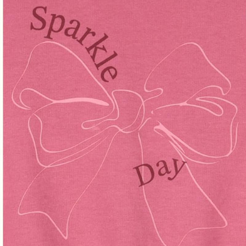  Olivan  Simple Logo Half Zip Up Crop Sweatshirt  Pink 