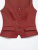 TAOP&ZA Spring/Summer Women's Double-Breasted Square Neck Slim Sleeveless Vest Top