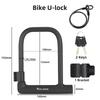 WEST BIKING 1.2m Bicycle Security Steel cable Anti-Theft Motorcycle Mtb Road Bike Lock Rope Universal Cable Cycling Accessories