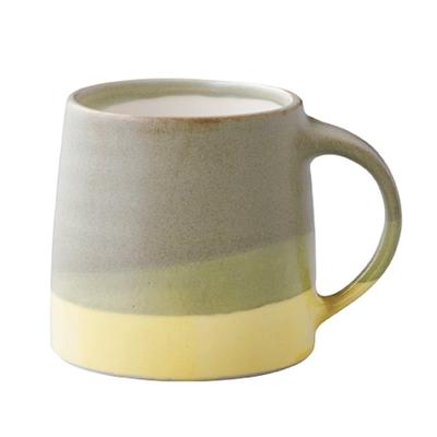 Tasse 320ml Moosgrün x Gelb Sicheres Geschenk 20755 SCS-S03 Mikrowellen-/Geschirrspülergeeignet
