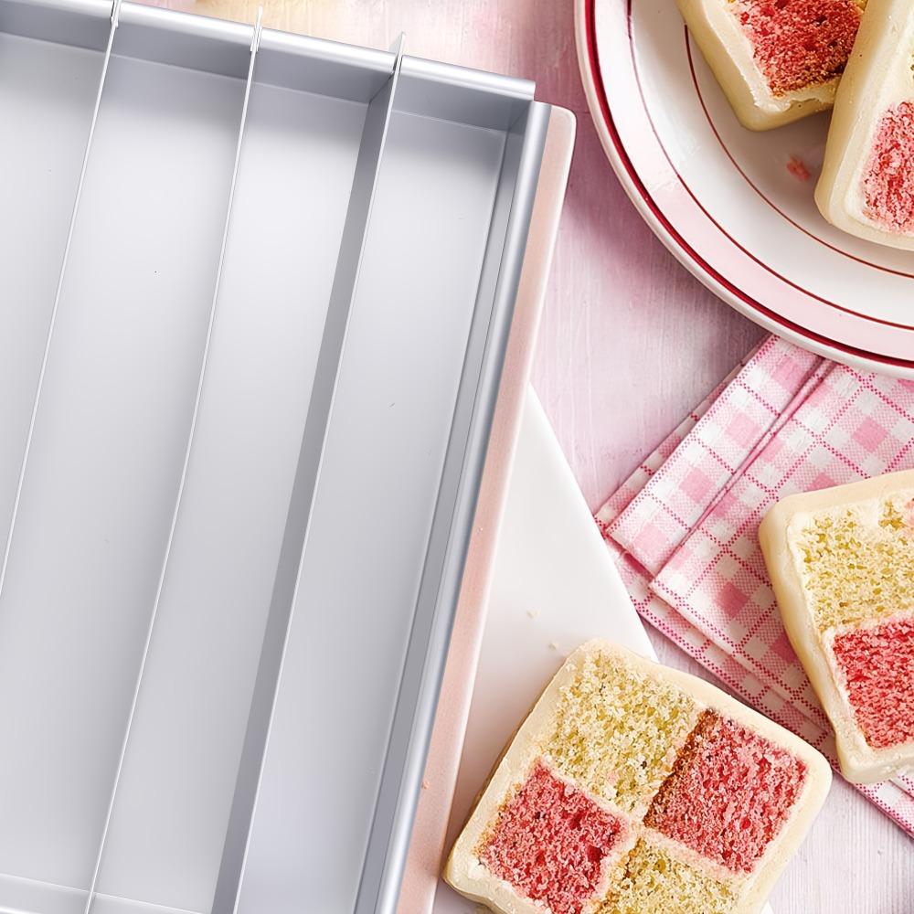 Non-Stick Tiramisu Pan with Adjustable Divider Baking Cake Mould Cake Baking Tray  Bread