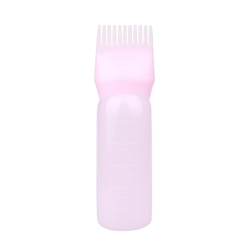 Root Comb Applicator Bottle Brush with Graduated Scale for Hair Dye