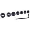 Drill Chuck 7Pcs Depth Stop Collar Ring Hex Wrench