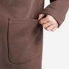 Nike Abbigliamento sportivo Tech Fleece Reimmaginato Tinta Unita Collo a Camicia Casual Largo Antivento Uomo Capispalla Marrone Barocco FN0602-237