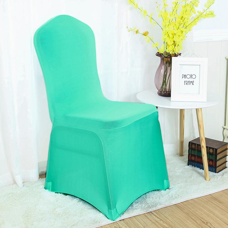 Einfarbiger Stretch-Stuhlbezug für Hochzeiten & Bankette zum Jahresende
