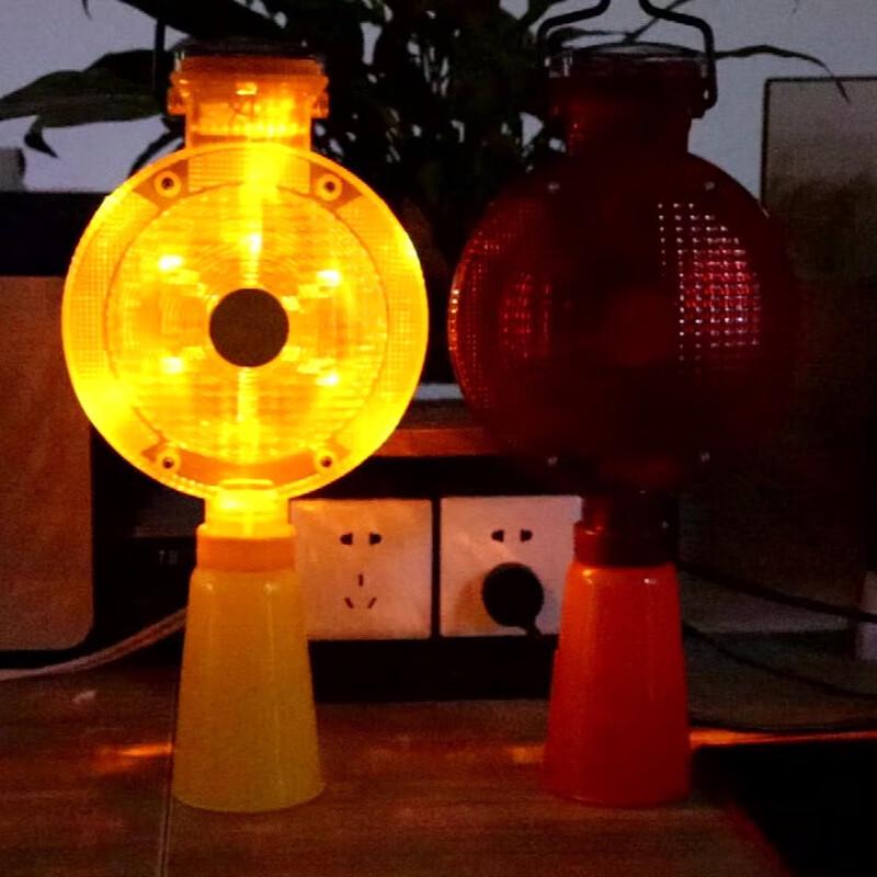 OLOMM Solar LED Warning Signal Light