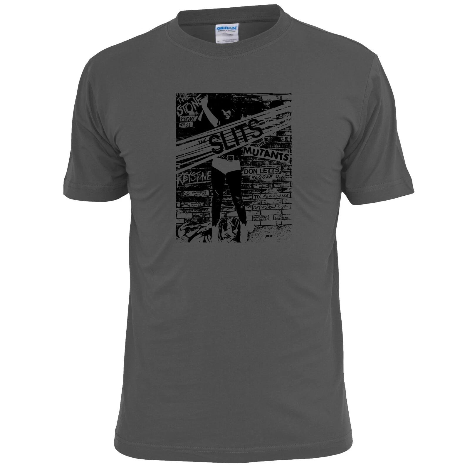 Mens The Slits Mutants Inspired Punk Gig T shirt Ruts Damned XL