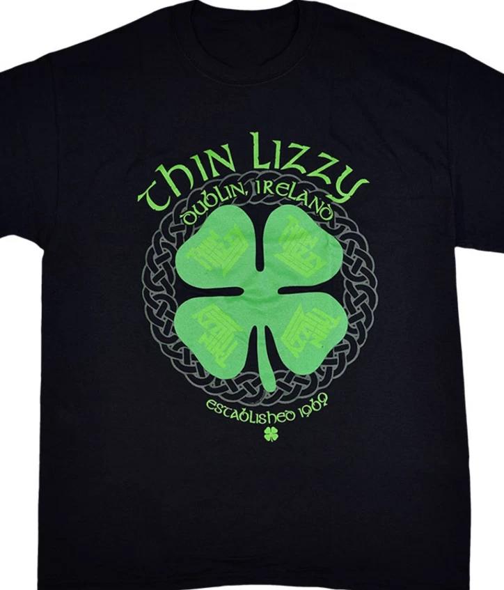 

Rare Thin Lizzy Band Cotton Gift For Fan T-shirt Black All Size Unisex 2XL